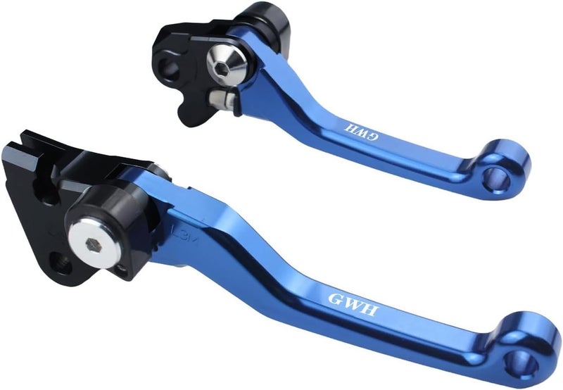 GWH CNC Motorcycle Foldable Brake Clutch Lever Handle for YZ125 YZ250 01-07 YZ250F 01-06 YZ426F YZ450F 01-07 RMZ250 05-06 KX125 06-08 KX250 05-08 KX250F 05-12 KX450F 06-12 Dirt Pit Bike - Image 1